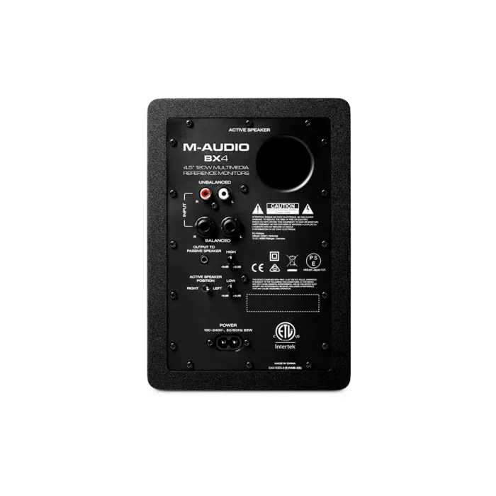M-Audio BX4 Pair 120-Watt Powered 4.5-inch Active Studio Monitors - Image 4
