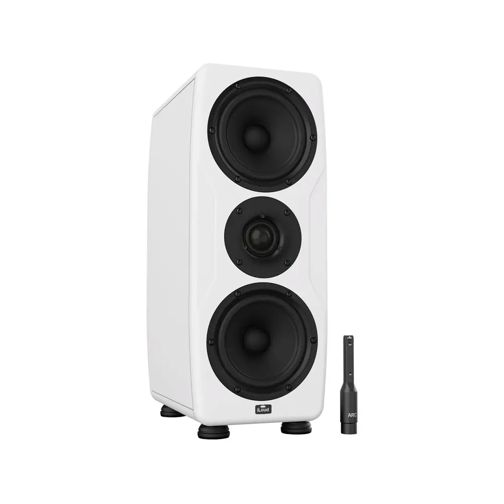 iloud-precision-mtm-2 IK Multimedia iLoud Precision MTM Active 2-Way Studio Monitor Single - White - Image 2