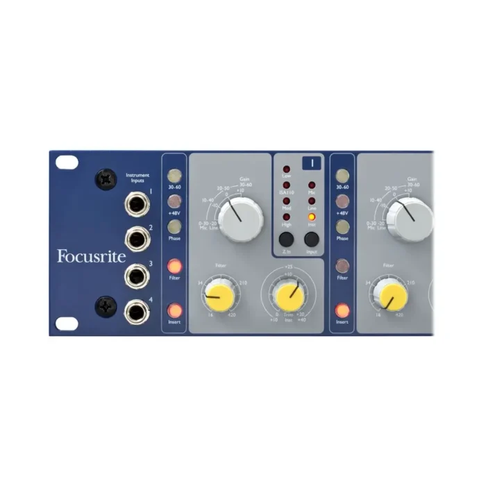 Focusrite ISA428 MkII Rackmount 4-Channel Microphone Preamp - Image 5