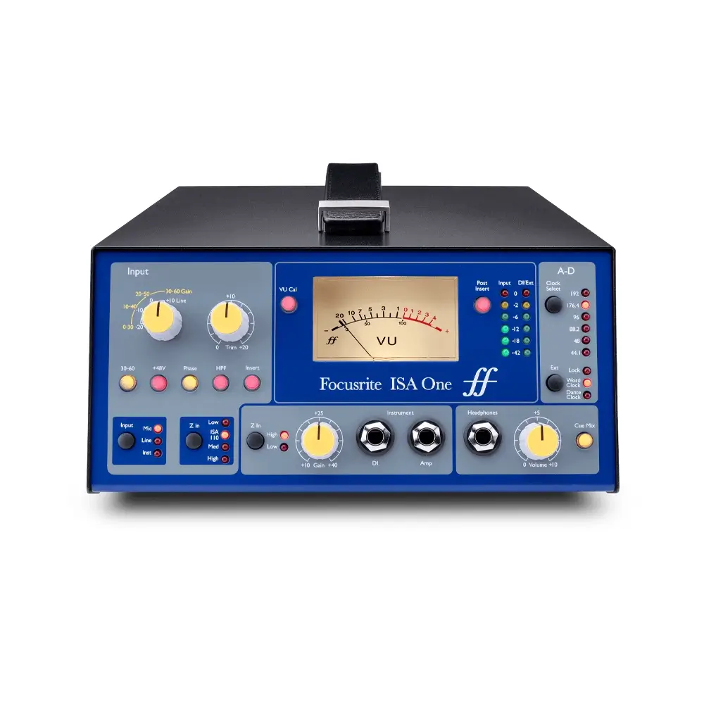 isa-one-1 Focusrite ISA One Portable Desktop Microphone Preamp - Image 1