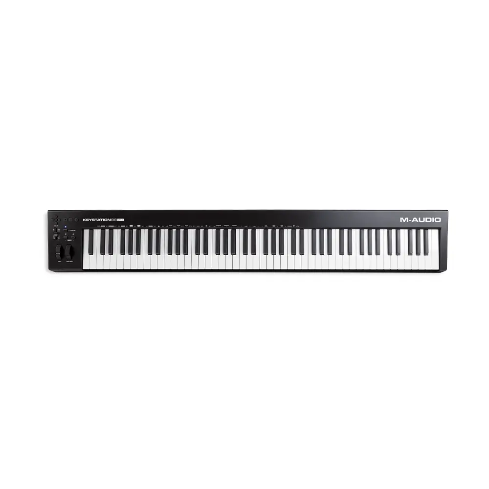 keystation-88-mk3-1 M-Audio Keystation 88 MK3 88-Key Semi-Weighted USB-Powered MIDI Controller - Image 1