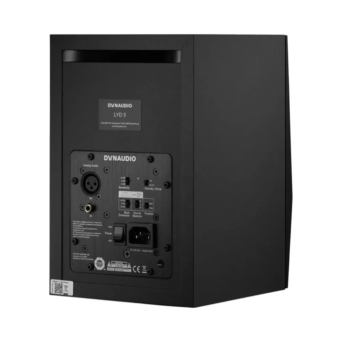 Dynaudio Acoustics LYD 5 Nearfield 5" Speaker Monitor Single - Black - Image 3