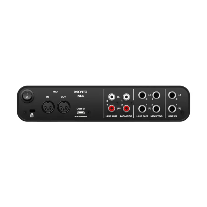 MOTU M4 4x4 USB-C Audio Interface - Image 2