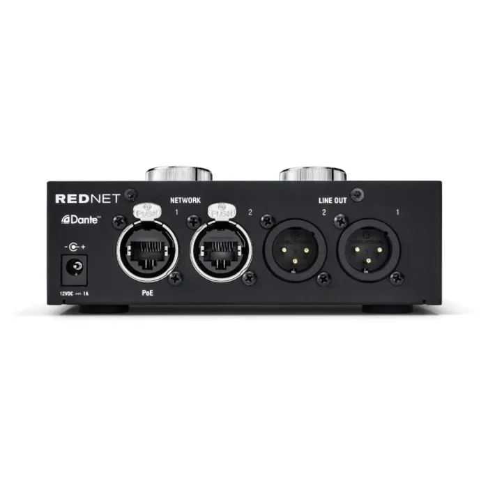 Focusrite RedNet AM2 Stereo Dante Headphone Amplifier and Line-Out Interface - Image 2