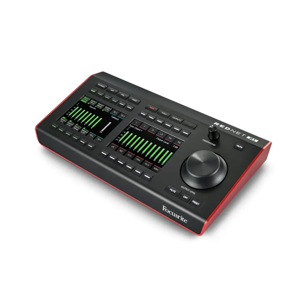 rednet-r1-4 Focusrite RedNet R1 Desktop Remote Controller for Red Interfaces / Dante Devices - Image 4