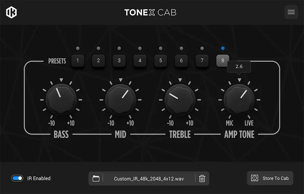 IK Multimedia TONEX Cab