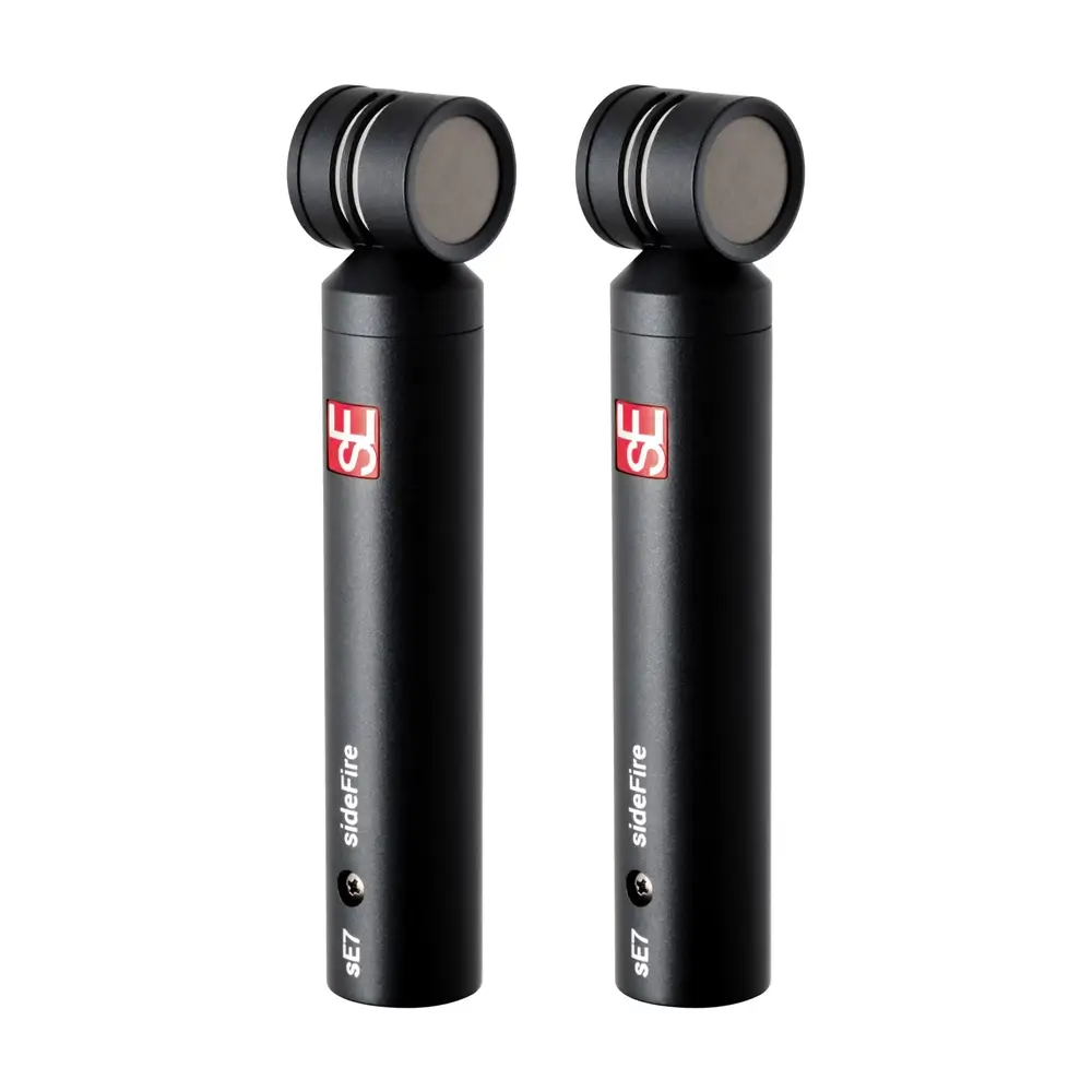 se-side-fire-2 sE Electronics sE7 sideFire Small-Diaphragm Electret Condenser Mic - Matched Pair - Image 1