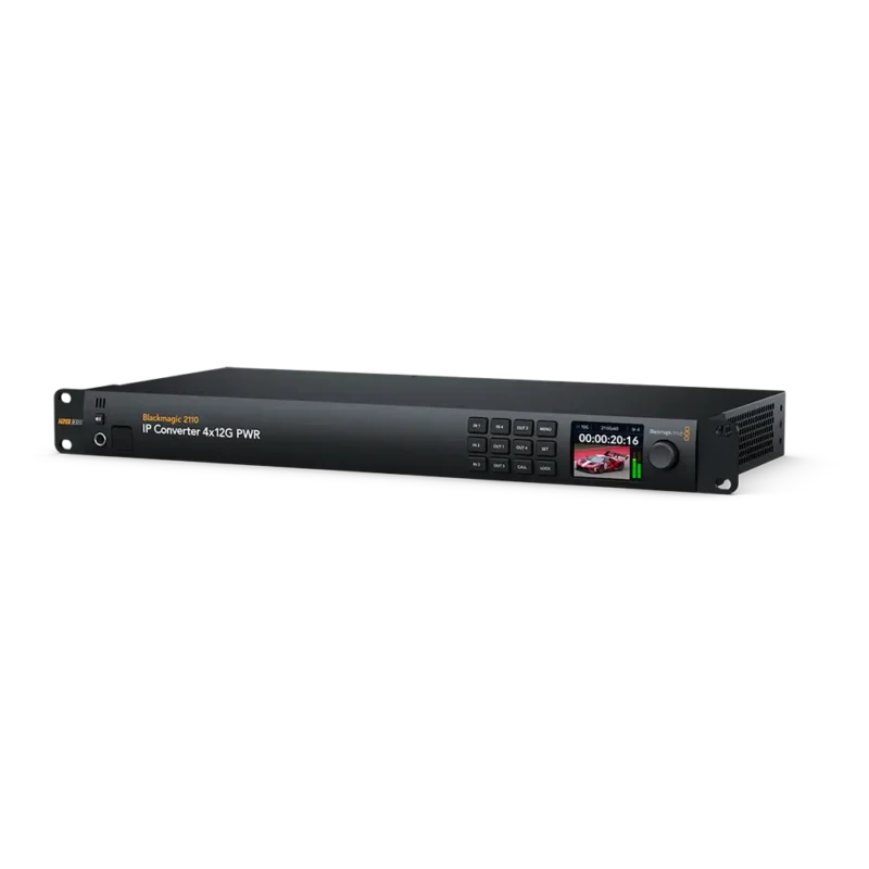 Blackmagic 2110 IP Converter 4x12G PWR