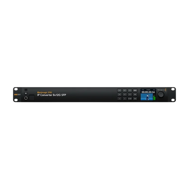 Blackmagic 2110 IP Converter 8x12G SFP