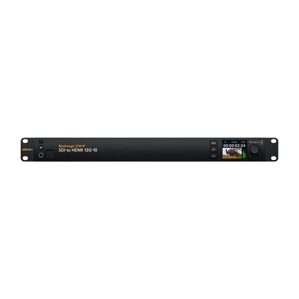 Blackmagic-2110-IP-Converter-SDI-To-HDMI-12G-10-Front.webp Blackmagic 2110 IP SDI to HDMI 12G-10 - Image 1