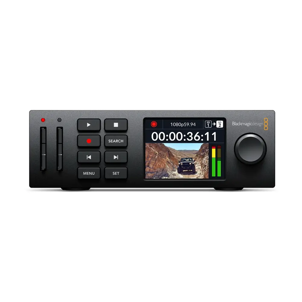HyperDeck-Studio-HD-Mini-Front.webp Blackmagic HyperDeck Studio HD Mini - Image 1