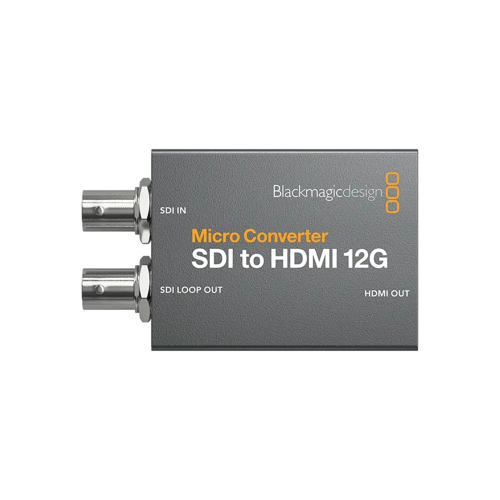 Micro-Converter-SDI-To-HDMI-12G-Front.webp Blackmagic Micro Converter SDI to HDMI 12G - Image 1