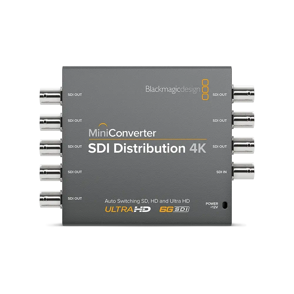 MiniConverter-SDIDistribution4K-Front.webp Blackmagic Mini Converter - SDI Distribution 4K - Image 1