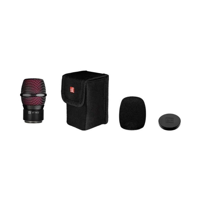 sE Electronics V7 MC2 Supercardioid Dynamic Mic Capsule w/ Pouch - Black - Image 6