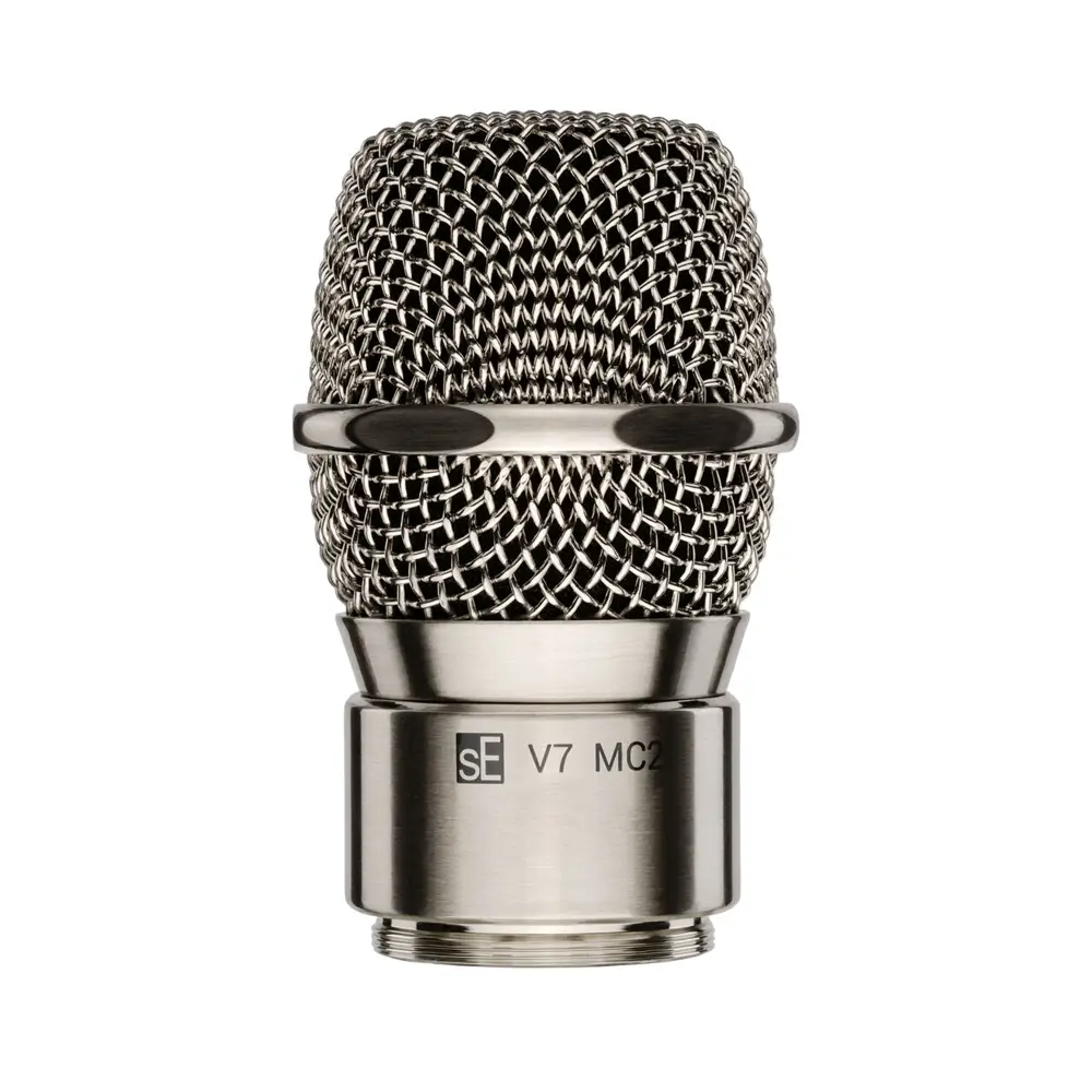 se-electronics-v7-mc2-nickel-1 sE Electronics V7 MC2 Supercardioid Dynamic Mic Capsule w/ Pouch - Nickel - Image 1
