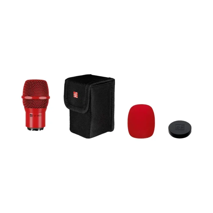 sE Electronics V7 MC2 Supercardioid Dynamic Mic Capsule w/ Pouch - Red - Image 6