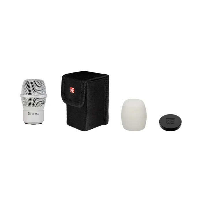 sE Electronics V7 MC2 Supercardioid Dynamic Mic Capsule w/ Pouch -  White - Image 6