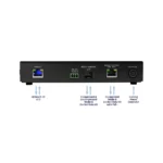 Matrox ConvertIP appliance; 1x SFP & 1x RJ45 network ports, HDBaseT I/O - Image 2