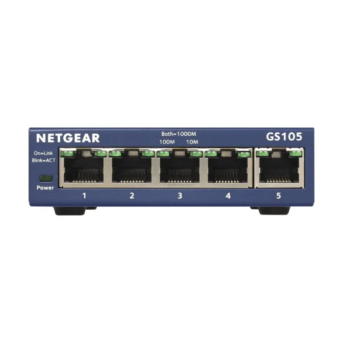 NETGEAR GS105UK - 5-Port COPPER Gigabit Ethernet Unmanaged Switch - Image 2