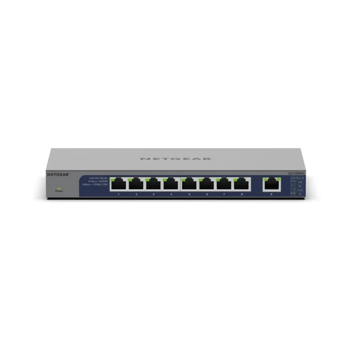 NETGEAR GS108MX - 8-Port Gigabit Ethernet Unmanaged Switch +1P 10G/MULTI-GIG upLINK - Image 3