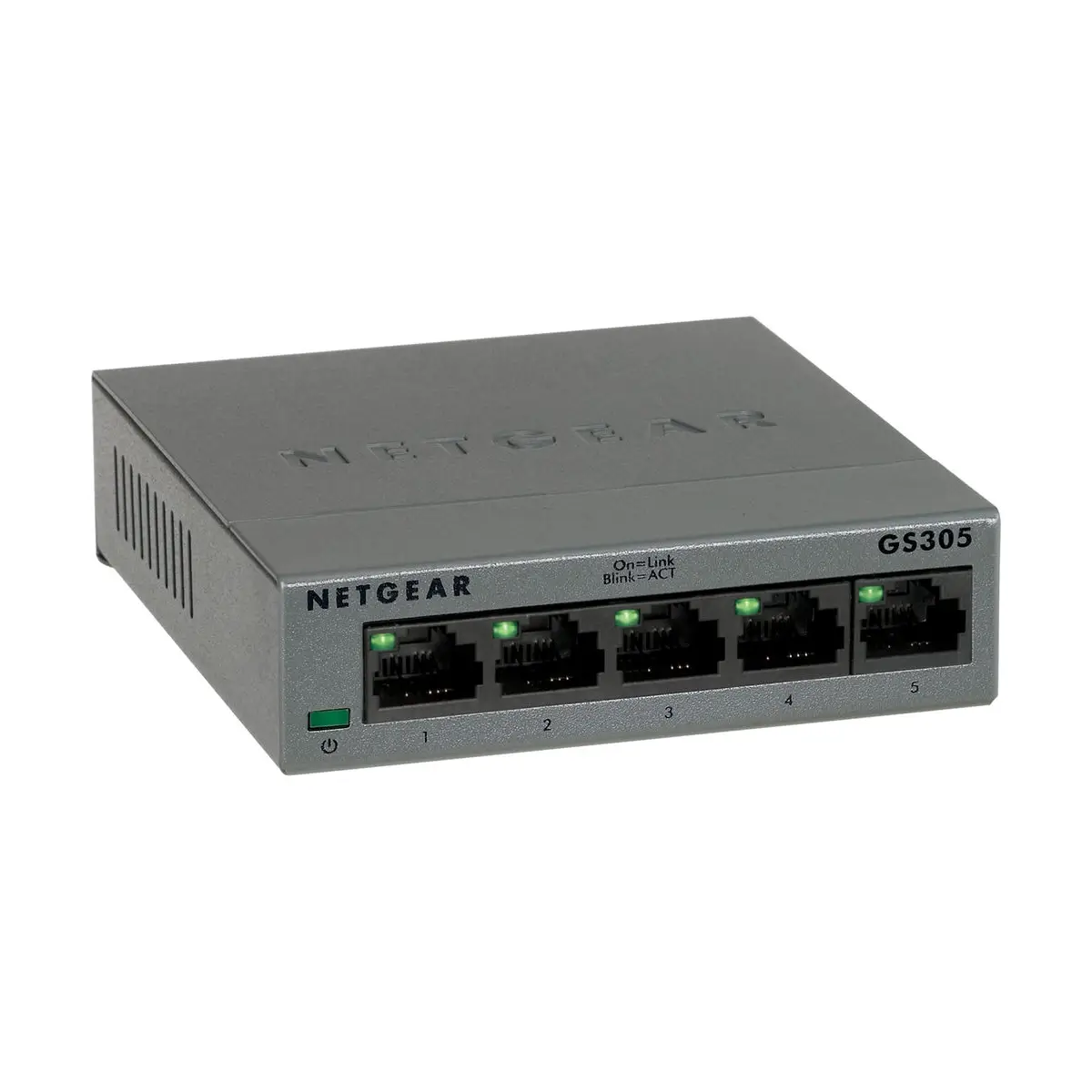GS305-300EUS-1 NETGEAR GS305v3 - 5-Port Gigabit Ethernet Unmanaged Switch 300-SERIES - Image 1