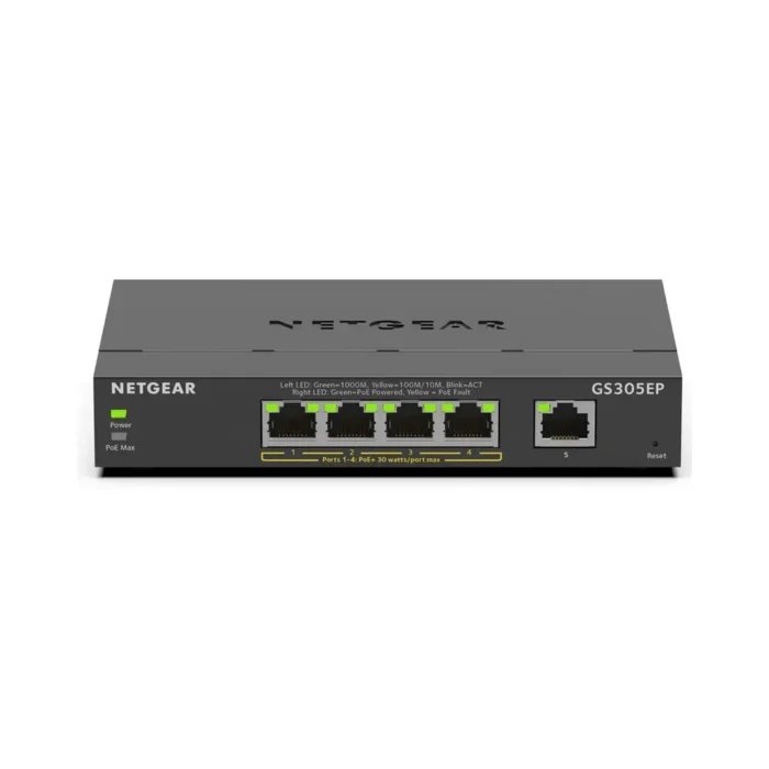 NETGEAR GS305EP - 5PT GE Smart Switch W/ POE+ - Image 2