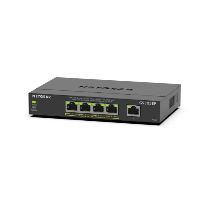 NETGEAR GS305EP - 5PT GE Smart Switch W/ POE+ - Image 3