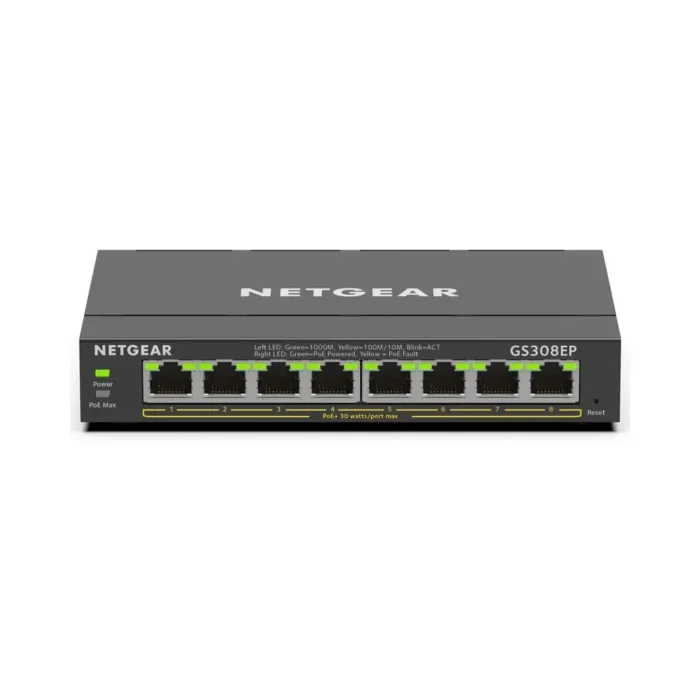 NETGEAR GS308EP - 8PT GE Smart Switch W/ POE+ - Image 2