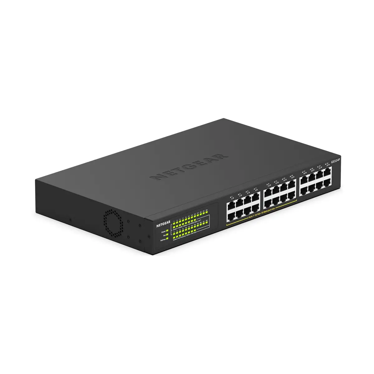 GS324P-100EUS-1 NETGEAR GS324P - 24-Port Gigabit Ethernet Unmanaged Switch W/ POE+ - Image 1