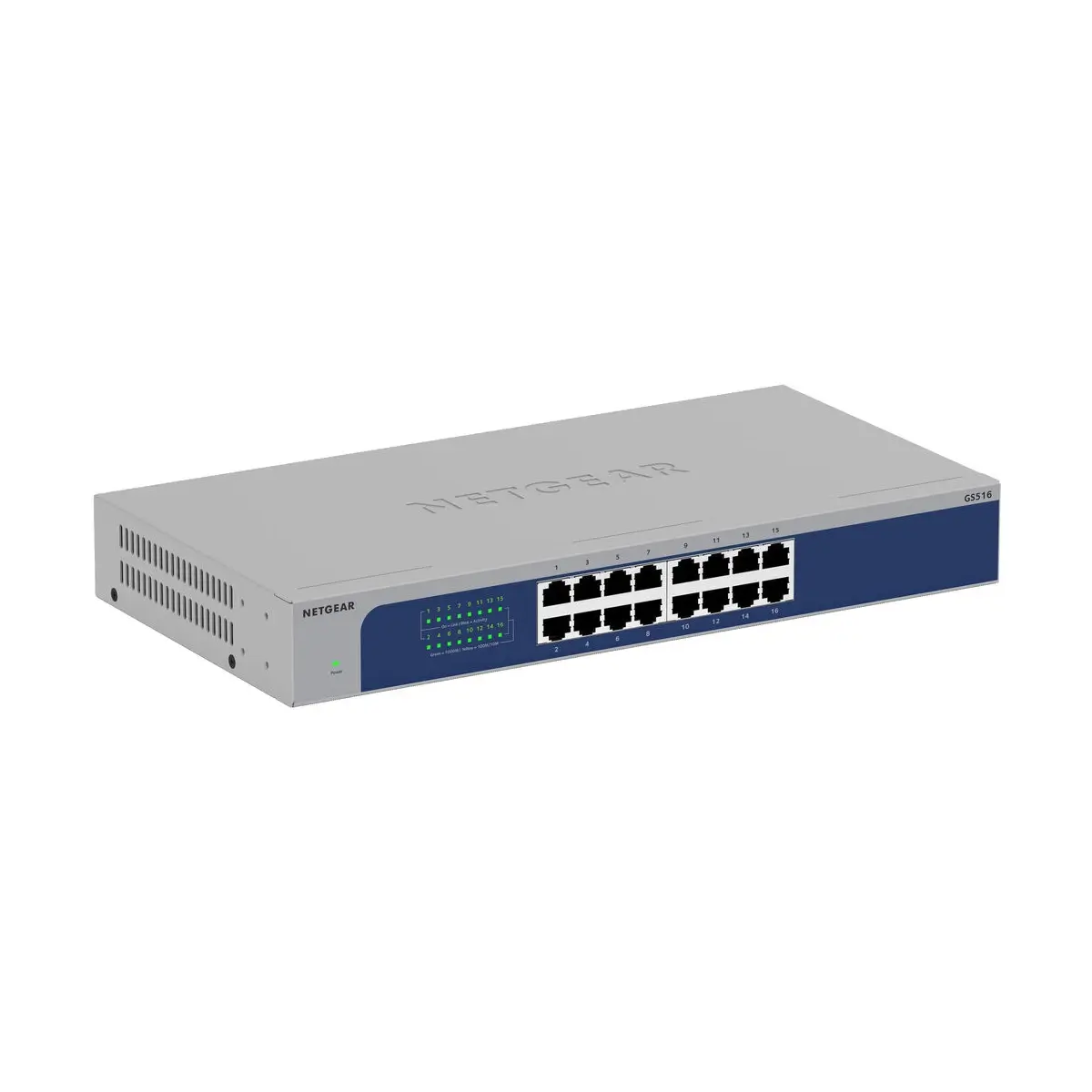 GS516-300EUS-1 NETGEAR GS516v3 - 16-Port Gigabit Ethernet Unmanaged Switch - Image 1