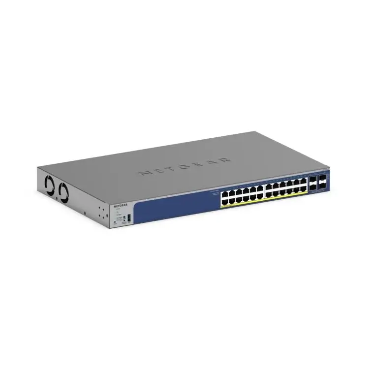 GS728TXP-300EUS-1 NETGEAR GS728TXPv3 - 24P GE POE+ Smart Switch W/10G SFP+ - Image 1