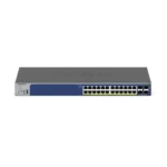 NETGEAR GS728TXPv3 - 24P GE POE+ Smart Switch W/10G SFP+ - Image 2