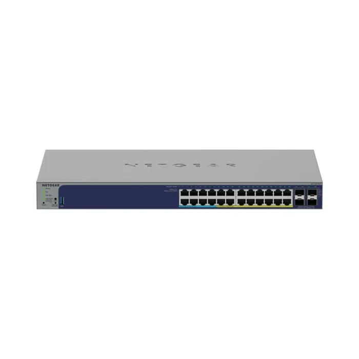 NETGEAR GS728TXupv3 - 24P GE POE++ Smart Switch W/10G SFP+ - Image 2