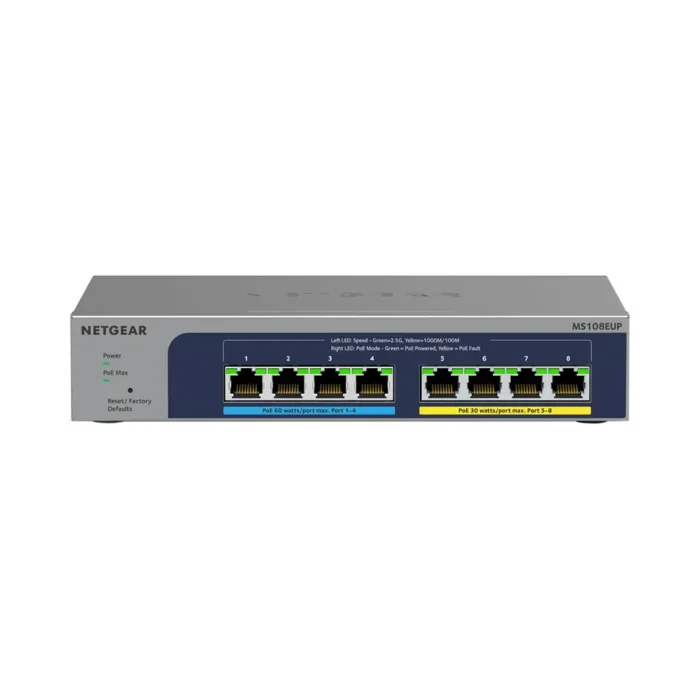 NETGEAR MS108EUP - 8PT POE++ MULTIGIG Smart Switch - Image 3