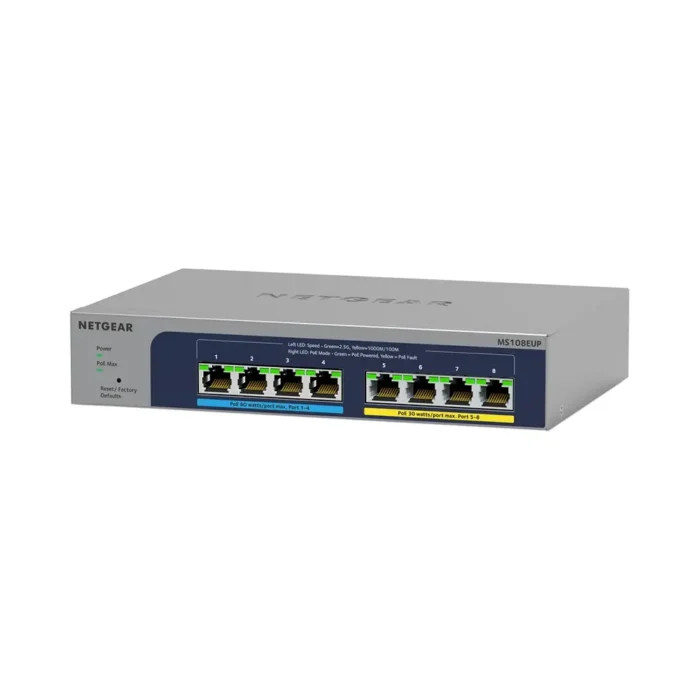 NETGEAR MS108EUP - 8PT POE++ MULTIGIG Smart Switch - Image 4