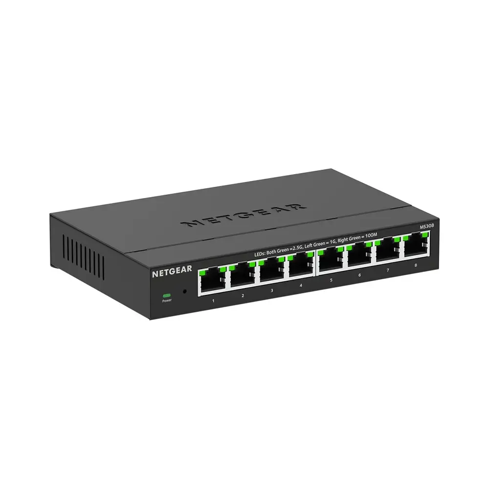 MS308-100-1 NETGEAR MS308 - 8 -Port MULTIGIG 2.5G Unmanaged Switch - Image 1