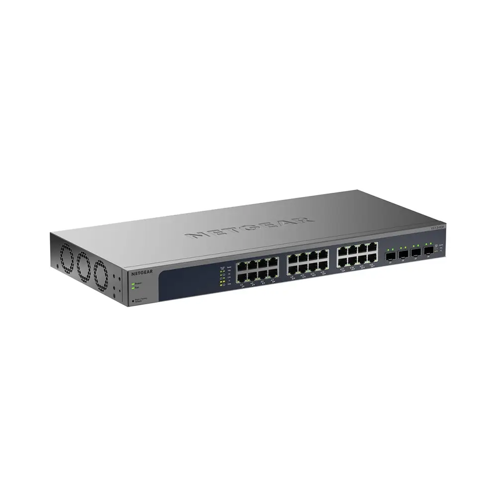 XS724EM-200-1 NETGEAR XS724EMv2 - 24PT 10G/MULTI-GIG EASY Smart Switch - Image 1