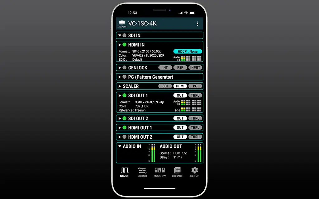 TONEX Cab input and output connections